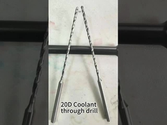 Carbide Deep Hole Drill 8D 12D 15D 20D 25D 30D 40D Extra Long Flute Length Drill