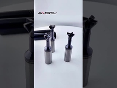 20mm Dovetail customized carbide end mill 4 flutes with corner radius bull mill