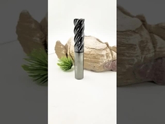 AlTiCrN 5 Flute Carbide End Mill for Steel High Performance CNC Milling Cutter 