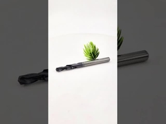 2 Flute Internal Coolant Carbide Step Drill Bit AlTiN Coated 