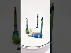 DLC coating carbide single flute end mill CNC router bit for wood aluminium