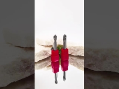 6mm Carbide Chamfering Tool 2 Flute 90° Center Cutting for Steel Aluminum