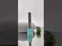 10mm TiAlSiN Carbide U Channel Cutter Precision Ground Flat End Mill for Steel Grooving