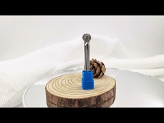 Solid Carbide 4 Flute Lollipop Router Bit Radius Milling Tool for Titanium Stainless Steel Aluminum