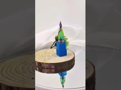 0.1mm Tip 2 Flute Carbide Tapered Engraving Cutter Micro CNC Engraver for Fine Lettering PCB