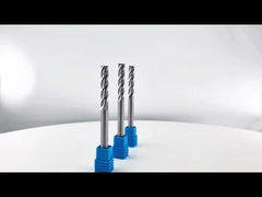 150mm Full Length 4 Flute Carbide End Mill for Soft Metals  Die Cast Aluminum Copper Brass